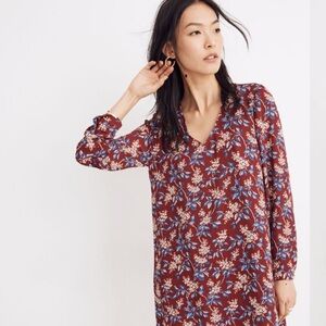 Madewell button back dress in Antique Flora size Medium